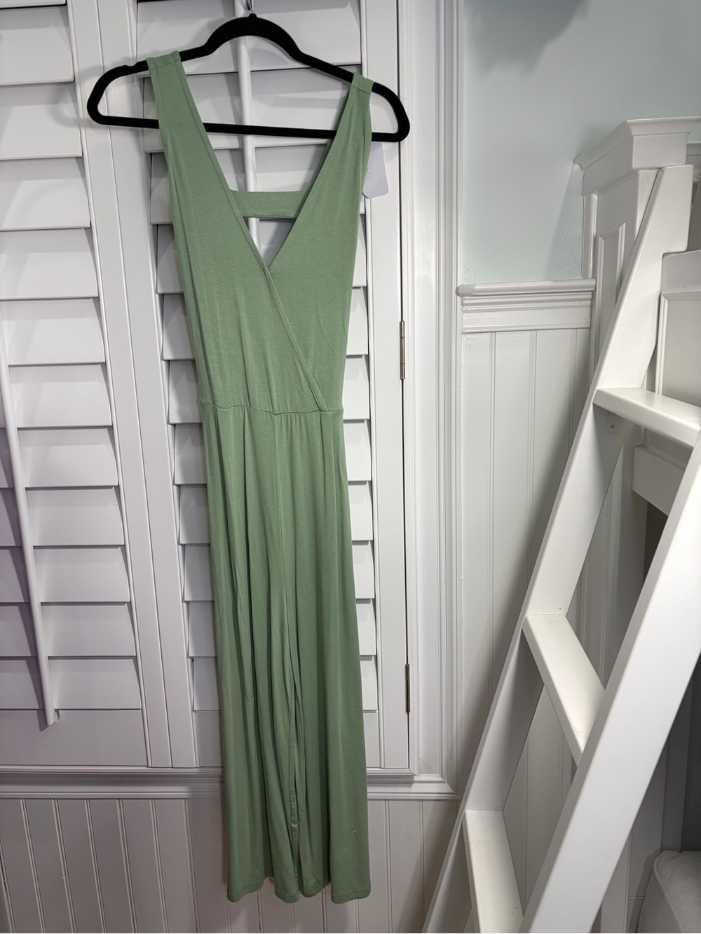 NWT Venus x Lascana Sage Green Sleeveless Tie-back Jumpsuit - Picture 5 of 15